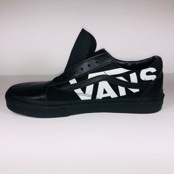 Vans Old Skool (Vans) Black & True White Sneakers - Picture 4 of 8